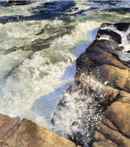 Pastel Artist Demonstration – Seascapes